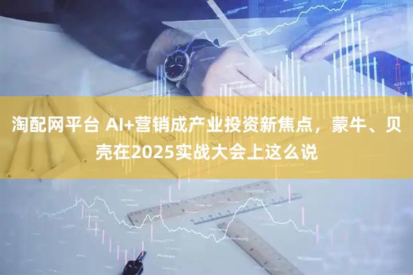 淘配网平台 AI+营销成产业投资新焦点，蒙牛、贝壳在2025实战大会上这么说